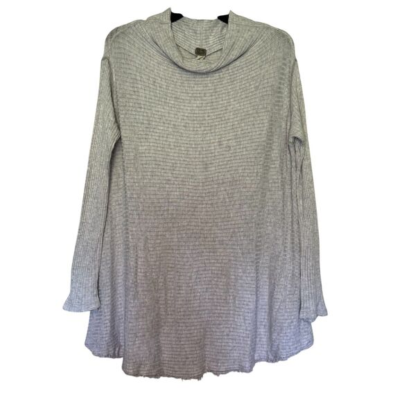 WE THE FREE PEOPLE women's size medium M Lover Split back ribbed oversized top - Picture 2 of 14